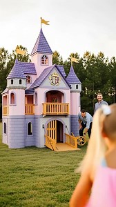 5.1K views · 16 reactions | DIY Backyard Dreams: Building a Princess Castle Playhouse for My Daughter! #DIY #Castle #Playhouse | Cooking Time | Facebook