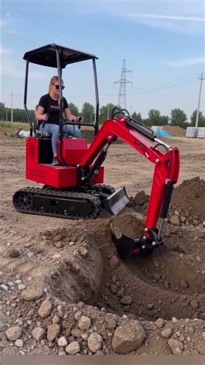 Mini excavators are easy to operate and can be used for a variety of purposes. #digger #excavator