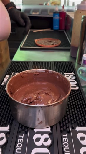 Glitter Mocha Latte Recipe with Nutella