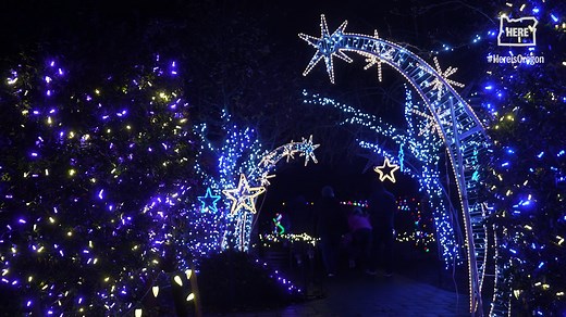 11K views · 247 reactions | The Silverton Christmas Market, formerly known as Christmas in the Garden, brings local vendors, beer and food, and more than a million twinkling lights to the Oregon Garden Resort in Silverton. | The Oregonian | Facebook