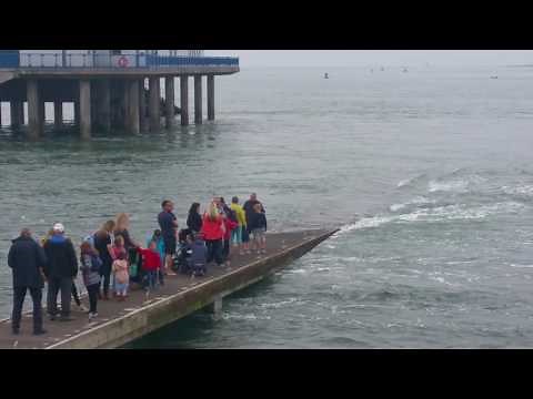 Tide coming in at morecambe bay