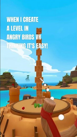 Angry Birds VR: Building Game Levels on #MetaQuest