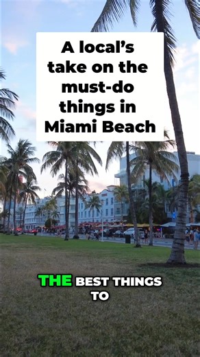 🚤🏖️ A local’s take on the must-do things in Miami Beach 💬👇✈️ #miami #Miamibeach #miamivibes | Miami Take