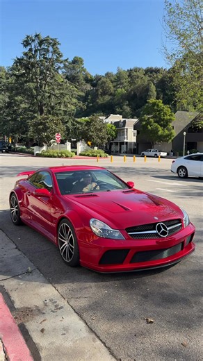 Explore the Unmatched Red Mercedes SL65 AMG Black Series
