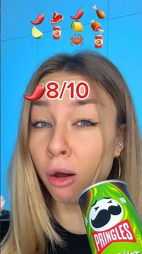 All spicy Pringles with chili 🌶️🥵