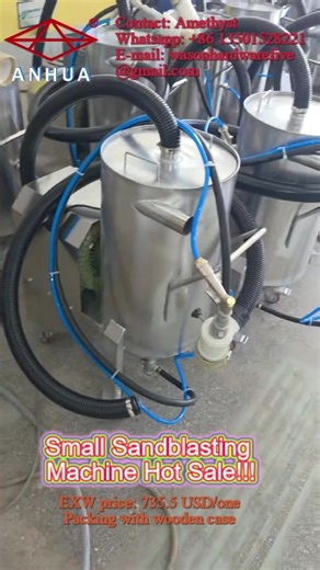 Small Sandblasting Machine Hot Sale!!! Are you looking for the small, protable type sandblasting machine? We have a lot of them available now! Nice EXW price: 735.5 USD/one (625 EUR/one) Packing with wooden case! #sandblasting #glasssandblastingmachine #glassmachine #glassequipment #sandblastingmachine #sandblastingmachinemanufacturer #glasssandblasting #decorativeglass