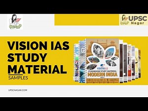Vision IAS Study Material Samples !! | UPSC NAGAR #upsc #upscpreparation #visionias #study #samples