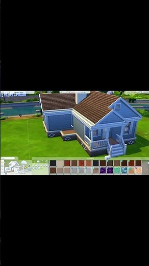 Streamlet Single Basegame Reno/ The Sims 4 Speed Build #sims4speedbuild #sims4 #sims4shorts