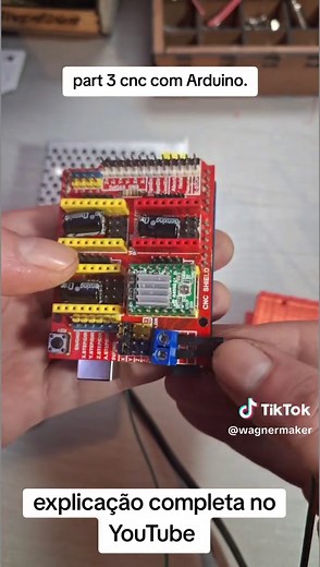 Montagem de Impressora CNC Laser com Arduino Uno e CNC Shield