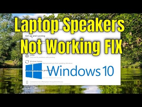 Laptop Speakers Not Working But Headphones Work Windows 10 FIX