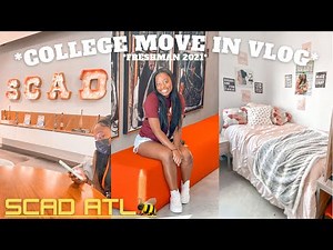 COLLEGE MOVE IN DAY VLOG 2021| SCAD ATLANTA