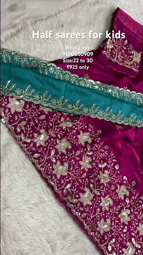 Bonalu special half sarees for kids #lahengaforgirls #shreedesigners