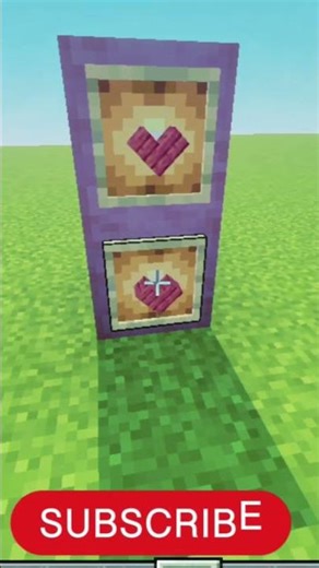 Cherry Heart Shelf #minecraft