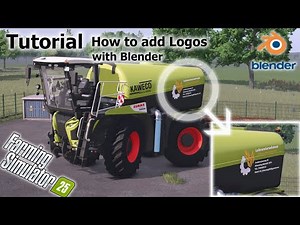 #2 | Tutorial ! How to make Sticker/Logo on your Model | Blender | Farming Simulator 25