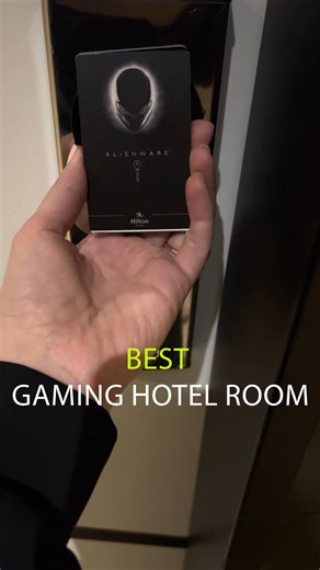 Best Hotel in the World for GAMERS? 😎🎮 Who needs to stay here? #gamingsetup #gaming #Alienware | What's Inside?