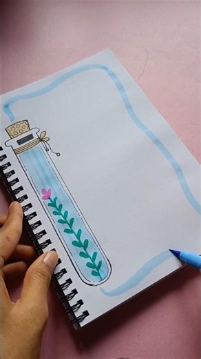 Beautiful front page design ideas for project 📒 #frontpage #coverpage #shorts