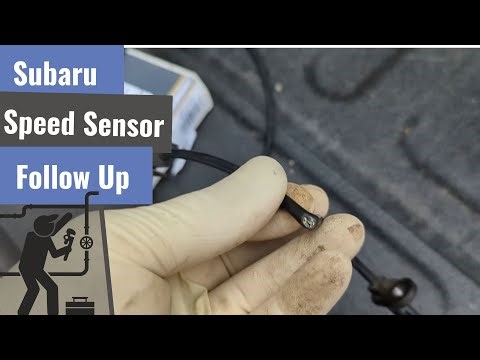 Subaru Speed Sensor Follow Up