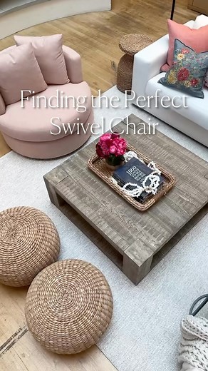 Pottery Barn on Instagram: "Swivel chairs are our favorite chair for a reason. Here’s a look at our last Design Class: Finding the Perfect Swivel Chair to help you pick out one for your own home! Tap our link in bio to explore more of our favorites."