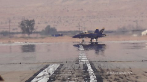 Blue Angels low blast shakes the crowd with raw power