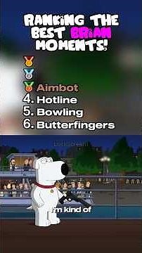 Ranking Top 5 Best Brian Griffin Moments! #familyguy