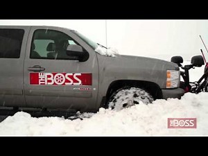 BOSS Sport Duty Snowplow in Action
