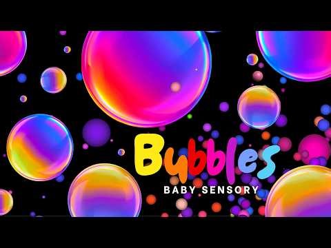 Pop The Bubbles Sensory Video - Eye Stimulation For Babies - Autism ADHD Therapy + Chill Out