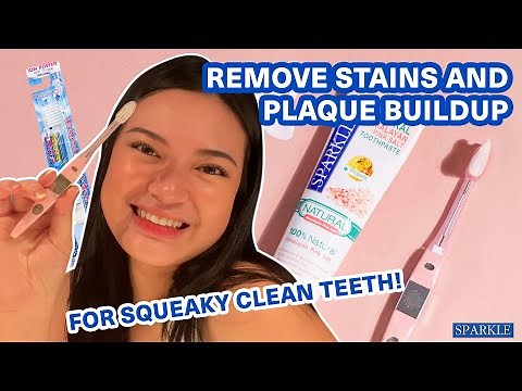 Remove STAINS and PLAQUE BUILD UP for squeaky clean teeth | SPARKLE Ionic Toothbrush