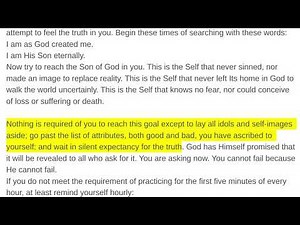 A.C.I.M. Workbook for Students Lesson 94.