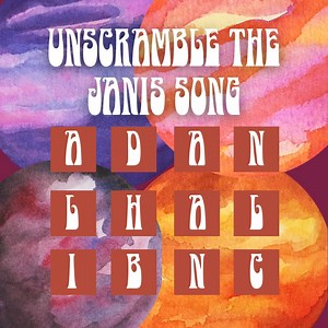 25K views · 943 reactions | The Queen’s got a long list of songs in her discography, but do you know them well enough to word scramble to? Share your answer below. | Janis Joplin | Facebook