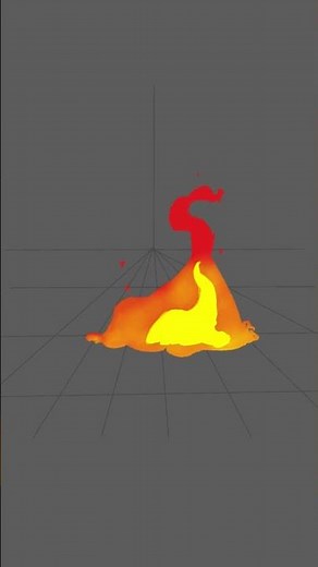 Day 25 – Fire Loop Animation 🔥 #Day25 #FireAnimation #LoopingAnimation #AnimeFX