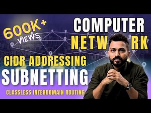 Lec-50: Subnetting in CIDR Addressing | Classless Interdomain Routing in Hindi with Example