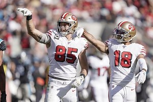 Former Hawkeye George Kittle is the NFL's highest-graded player