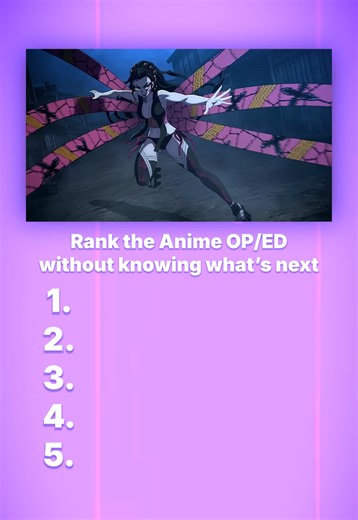 Rank the anime opening without knowing what’s next! #animemusic #animefypシ #animeopening #demonslayer #jujutsukaisen