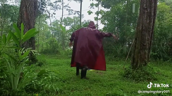 Camping alone in heavy rain and thunderstorms ⚡⚡⚡ #camping in the rain #outdoor camping #decompression sleep aid video