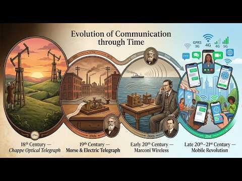 L'histoire des systèmes et réseaux de télécommunic