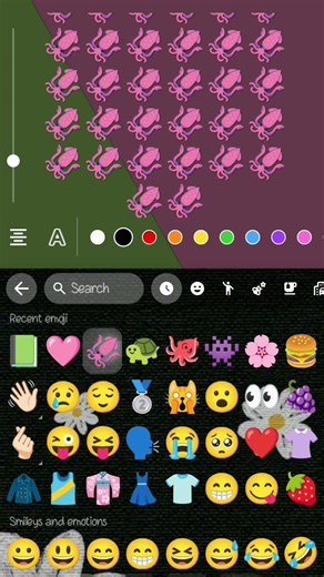 Tutorial using this emojis 🩷📗🦑🐢 #shorts #likeandsubscribe #newyoutuber