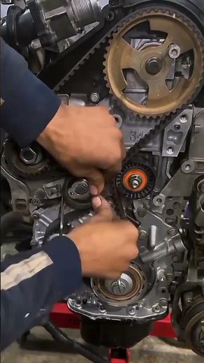 Peugeot/Citroen (Mazda, Ford, Volvo) 1.6 HDi DV6 Cambelt Replacement Guide #mechanic #diy #shorts