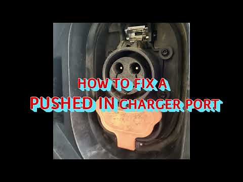 How to FIX a PUSHED IN CHEVY BOLT EV CHARGING PORT