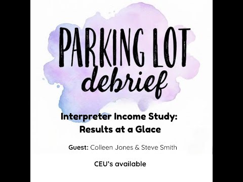 Interpreter Income Study: Results at a Glance