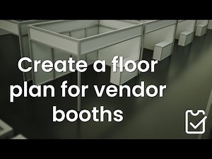 How to setup a tradeshow floor plan and sell booths