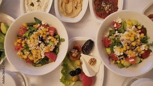 Ramadan Iftar Table with Dates and Traditional Dishes