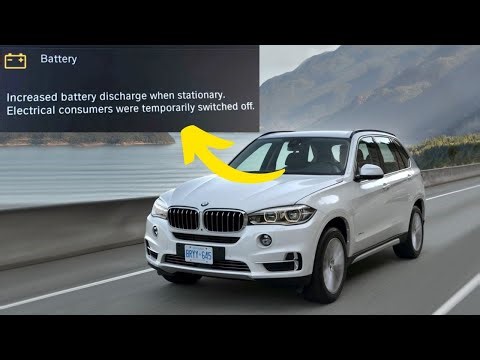“Increased Battery Discharge” warning in BMW cars