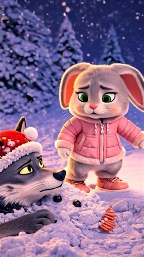 Full Story: The Silliest Wolf Hunt 🐺❄️🐰#shorts #cartoon