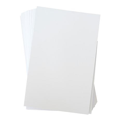 Diamond Press 11.25" x 7.25" White Card Stock - 60 Sheets | HSN