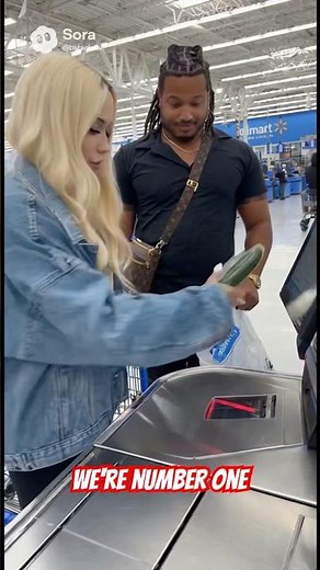We Bought CUCUMBERS and VASELINE at Walmart Self-Checkout