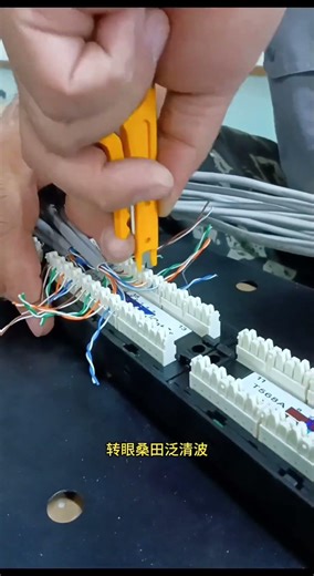 How to punch down a patch panel