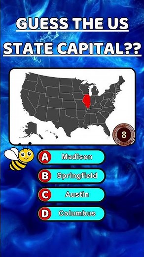 Guess the US State Capital 🇺🇸| Short 49 | Can You Identify US State Capitals? | Maps Cities US Quiz🌍