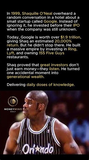 The Secret Hotel Conversation That Made Shaquille O'Neal Billions
