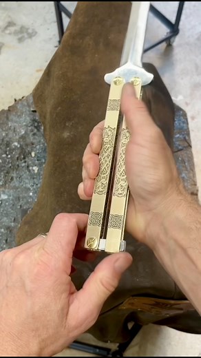 33K views · 627 reactions | Forging a Balisong - Butterfly Knife from old bearing! #bladesmith #blacksmith #knifemaking #balisong #filipino #blade | Yellow Goose Forge Blacksmith | Facebook