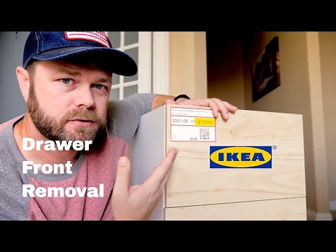 How to Remove an IKEA Drawer Front | DIY IKEA Hack